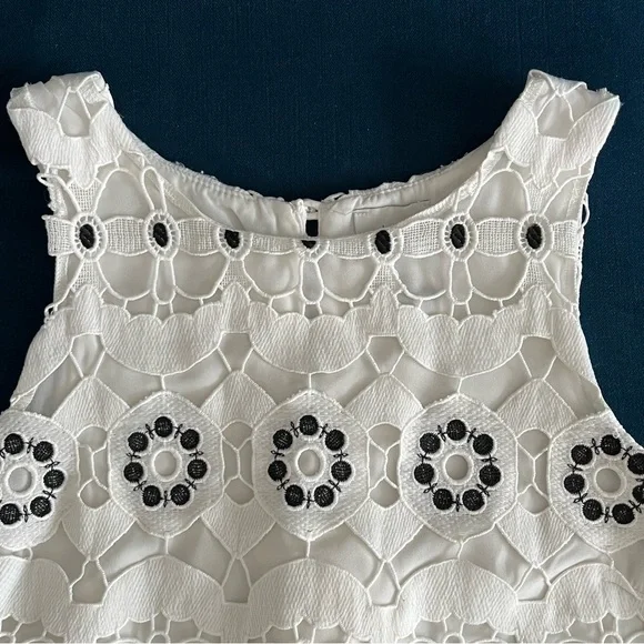 Anthropology HD In Paris Floral Lace Sleeveless Top - Picture 9 of 11